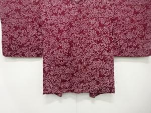 本総絞り　花唐草模様　長羽織